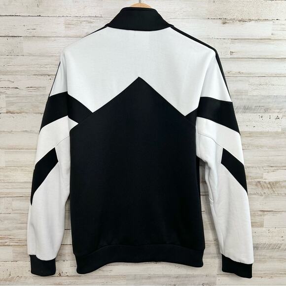 Adidas Palmeston Track Top Jacket Style DJ3460 Men's Size S Black White - Picture 9 of 16